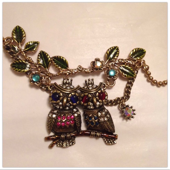 🛍️SOLD🛍️ NWT Betsey Johnson Woodland Statement Necklace - Picture 8 of 8